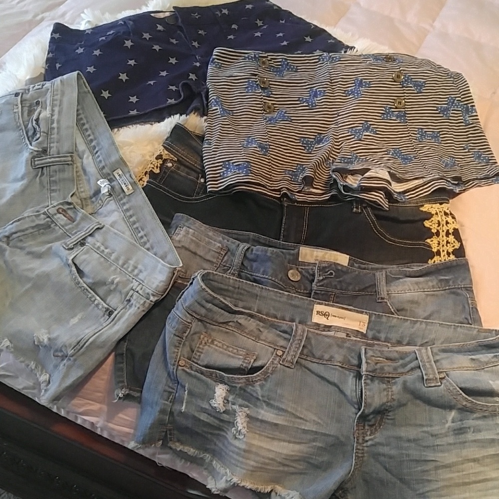 Adorable Shorts Lot 6 Pcs. Abercrombie Lush